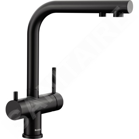 Blanco Fontas II - Mitigeur d'évier avec fonction filtrante, noir mat 526670