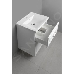 Aqualine Favolo - Meuble lavabo 518x725x440 mm, blanc mat FV255