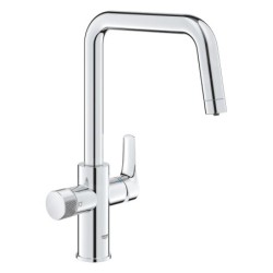 Grohe Blue Pure - Mitigeur d'évier Start avec fonction filtrante, chrome 30595000