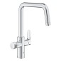 Grohe Blue Pure - Mitigeur d'évier Start avec fonction filtrante, chrome 30595000
