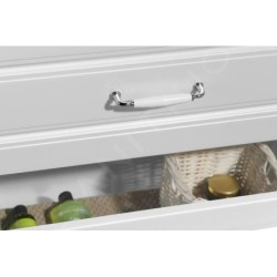 Aqualine Favolo - Meuble lavabo 518x725x440 mm, blanc mat FV255