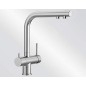 Blanco Fontas II - Robinetterie d’évier avec fonction filtrante, inox 523129 Blanco Fontas II - Robinetterie d’évier avec fonction filtrante, inox 523129