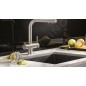 Blanco Fontas II - Robinetterie d’évier avec fonction filtrante, inox 523129 Blanco Fontas II - Robinetterie d’évier avec fonction filtrante, inox 523129
