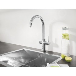 Grohe Blue Professional - Mitigeur d’évier avec unité réfrigérante et filtration, chrome 31323002