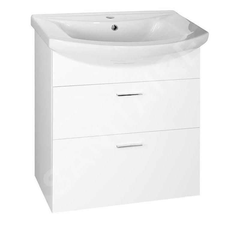 Aqualine Zoja - Meuble lavabo 615x740x320 mm, blanc 51061A Aqualine Zoja - Meuble lavabo 615x740x320 mm, blanc 51061A