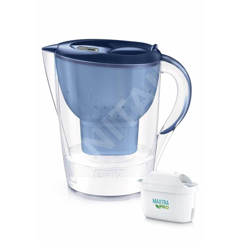 Brita Carafes - Carafe filtrante Marella XL Memo, volume 3,5 l, 2x filtre Maxtra Pro, bleu 1052786 Brita Carafes - Carafe filtrante Marella XL Memo, volume 3,5 l, 2x filtre Maxtra Pro, bleu 1052786