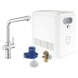Grohe Blue Professional - Mitigeur d’évier avec unité réfrigérante et filtration, chrome 31347003