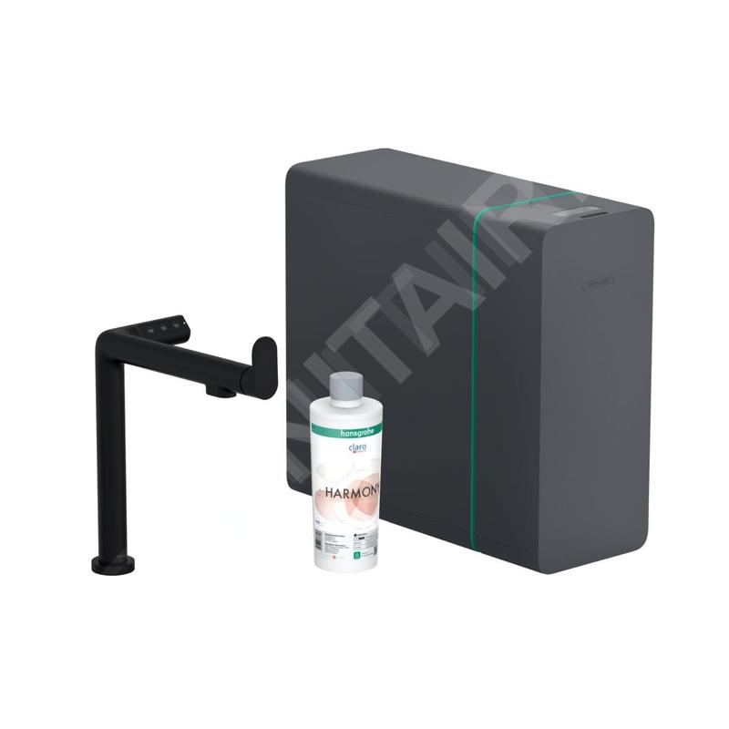 Hansgrohe Aqittura M91 - Mitigeur d´évier, SodaSystem, sBox, noir mat 76837670