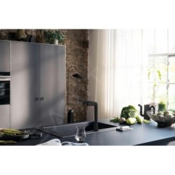 Hansgrohe Aqittura M91 - Mitigeur d´évier, SodaSystem, sBox, noir mat 76837670