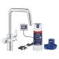 Grohe Blue Pure - Set de mitigeur d’évier Start avec filtration Ultrasafe, chrome 30594000 Grohe Blue Pure - Set de mitigeur d’évier Start avec filtration Ultrasafe, chrome 30594000