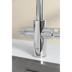 Grohe Blue Pure - Set de mitigeur d’évier Start avec filtration Ultrasafe, chrome 30594000