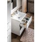 Aqualine Favolo - Meuble lavabo 615x725x440 mm, 2 tiroirs, blanc mat FV265 Aqualine Favolo - Meuble lavabo 615x725x440 mm, 2 tiroirs, blanc mat FV265
