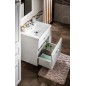 Aqualine Favolo - Meuble lavabo 615x725x440 mm, 2 tiroirs, blanc mat FV265 Aqualine Favolo - Meuble lavabo 615x725x440 mm, 2 tiroirs, blanc mat FV265