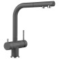 Blanco Fontas S II - Robinetterie d’évier avec douchette extractible et fonction filtrante, gris pierre 525207 Blanco Fontas S II - Robinetterie d’évier avec douchette extractible et fonction filtrante, gris pierre 525207