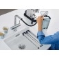 Blanco Fontas S II - Robinetterie d’évier avec douchette extractible et fonction filtrante, gris pierre 525207 Blanco Fontas S II - Robinetterie d’évier avec douchette extractible et fonction filtrante, gris pierre 525207