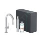 Hansgrohe Aqittura M91 - Mitigeur d'évier avec bec extractible, SodaSystem, sBox, chrome 76806000 Hansgrohe Aqittura M91 - Mitigeur d'évier avec bec extractible, SodaSystem, sBox, chrome 76806000