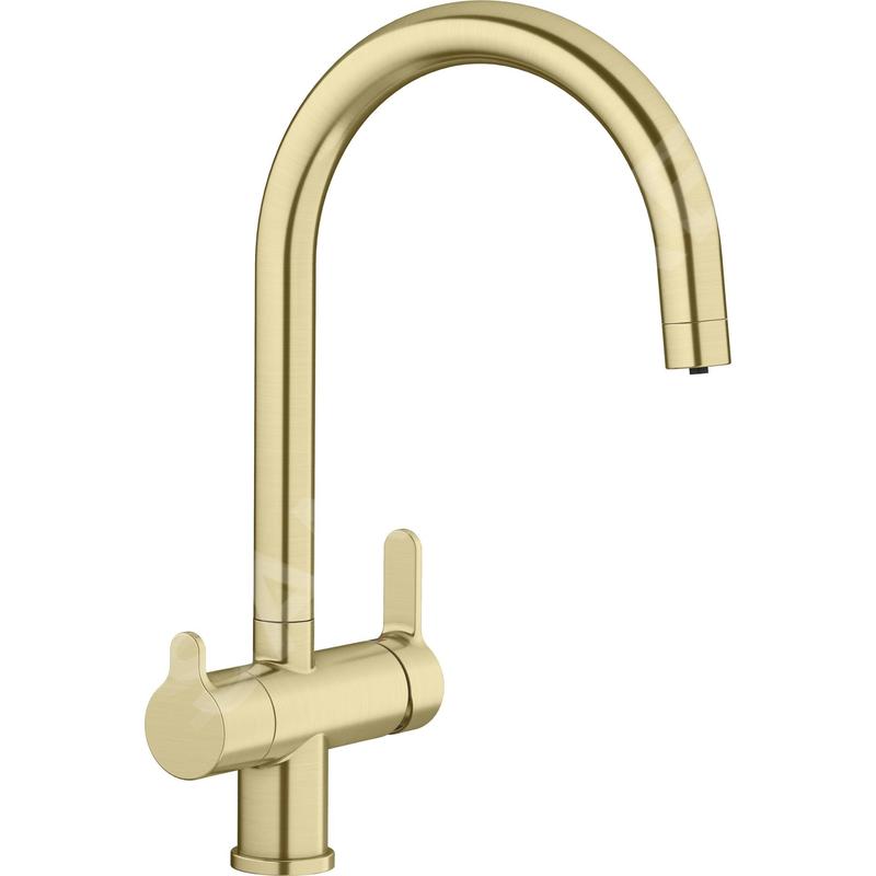Blanco Trima - Mitigeur d'évier avec fonction filtrante, or satiné 526695