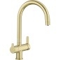 Blanco Trima - Mitigeur d'évier avec fonction filtrante, or satiné 526695