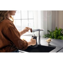 Hansgrohe Aqittura M91 - Mitigeur d'évier avec fonction filtrante, chrome 76802000