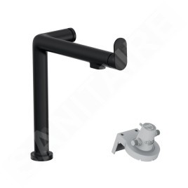 Hansgrohe Aqittura M91 - Mitigeur d'évier avec fonction de filtre, noir mat 76804670