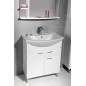 Aqualine Zoja - Meuble lavabo 715x740x343 mm, blanc 51075A Aqualine Zoja - Meuble lavabo 715x740x343 mm, blanc 51075A