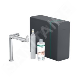 Hansgrohe Aqittura M91 - Mitigeur d´évier, SodaSystem, sBox, chrome 76810000