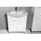 Aqualine Zoja - Meuble lavabo 715x740x343 mm, blanc 51075A Aqualine Zoja - Meuble lavabo 715x740x343 mm, blanc 51075A