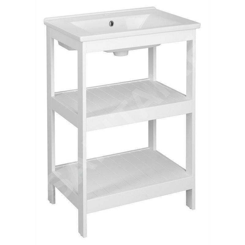 Aqualine Etide - Meuble lavabo 515x850x440 mm, blanc ET505 Aqualine Etide - Meuble lavabo 515x850x440 mm, blanc ET505