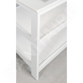 Aqualine Etide - Meuble lavabo 515x850x440 mm, blanc ET505