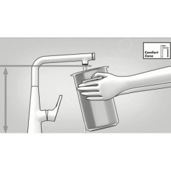 Hansgrohe Aqittura M91 - Mitigeur d´évier, SodaSystem, sBox, chrome 76837000