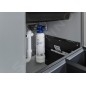 Blanco EVOL-S Pro - Mitigeur d’évier avec bras flexible, douchette et fonction filtrante, inox/noir 526311