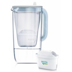 Brita Carafes - Carafe filtrante One, volume 2,5 l, filtre Maxtra Pro, verre/blanc 1050452