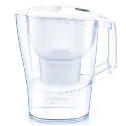 Brita Carafes - Carafe filtrante Aluna Cool Memo, volume 2,4 l, filtre Maxtra Pro, blanc 1052801