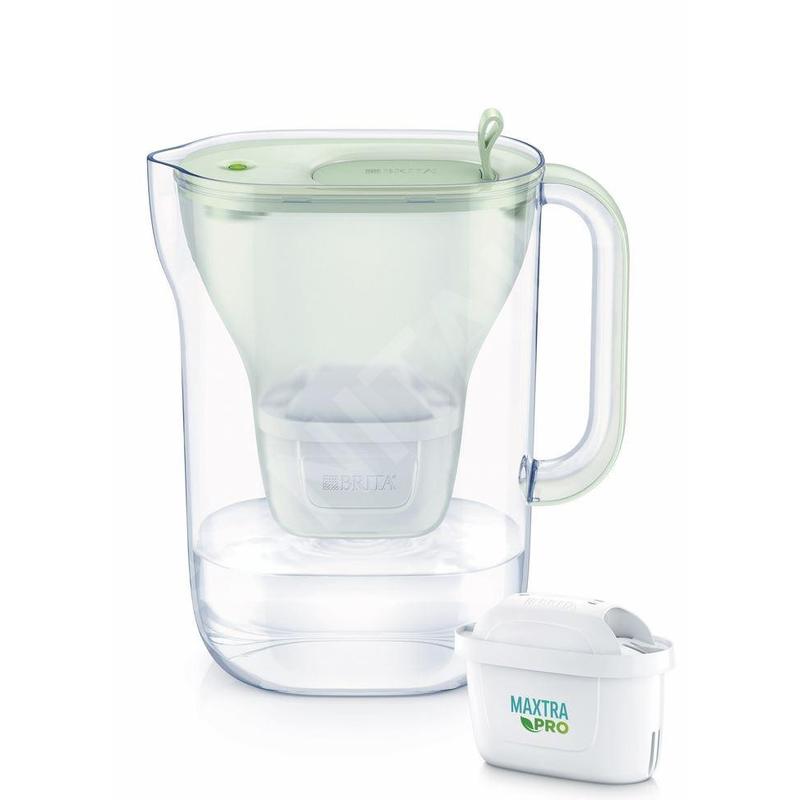 Brita Carafes - Carafe filtrante Style Eco, volume 2,4 l, filtre Maxtra Pro, vert 1052809 Brita Carafes - Carafe filtrante Style Eco, volume 2,4 l, filtre Maxtra Pro, vert 1052809