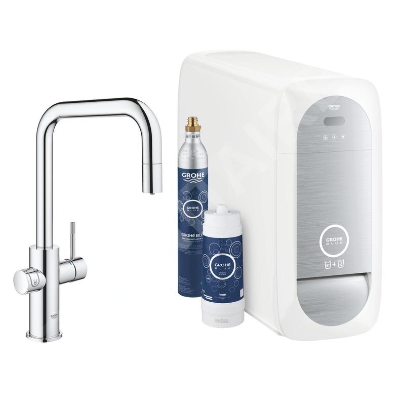 Grohe Blue Home - Mitigeur d’évier Connected, avec unité réfrigérante et filtration, chrome 31543000 Grohe Blue Home - Mitigeur d’évier Connected, avec unité réfrigérante et filtration, chrome 31543000