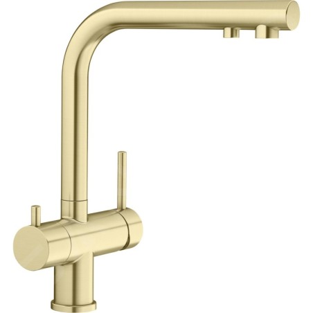 Blanco Fontas II - Mitigeur d'évier avec fonction filtrante, or satiné 526692