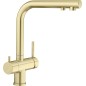 Blanco Fontas II - Mitigeur d'évier avec fonction filtrante, or satiné 526692
