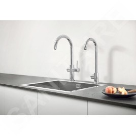 Grohe Blue Professional - Mitigeur d’évier Mono avec unité réfrigérante et filtration, chrome 31302002