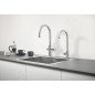 Grohe Blue Professional - Mitigeur d’évier avec unité réfrigérante et filtration, douchette extractible, chrome 31325002