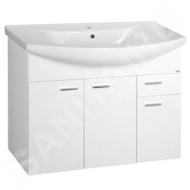 Aqualine Zoja - Meuble lavabo 933x740x345 mm, blanc 51094A