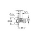 Grohe Universal - Vanne d’angle, chrome 22025000