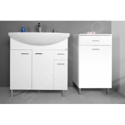 Aqualine Zoja - Meuble lavabo 825x740x343 mm, blanc 51083A