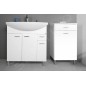 Aqualine Zoja - Meuble lavabo 825x740x343 mm, blanc 51083A Aqualine Zoja - Meuble lavabo 825x740x343 mm, blanc 51083A