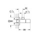 Grohe Eurocube - Robinet d’angle, chrome 22013000