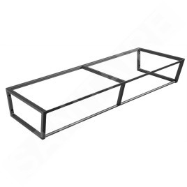 Sapho Ska - Support pour lavabo, 1200 mm, noir mat SKA204