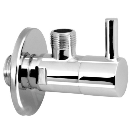 Aqualine Robinets d’angle - Vanne d'angle 1/2 "x3/8", sans écrou, chromé 5317