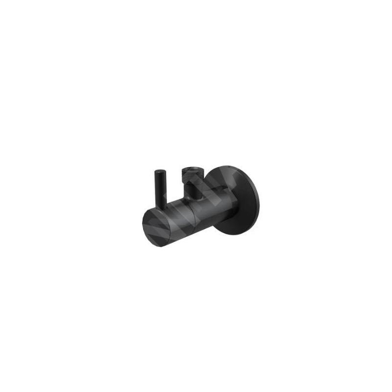 Alcadrain Tapkraan - Vanne d'angle avec filtre 1/2 "x 3/8", noir/mat ARV001-BLACK