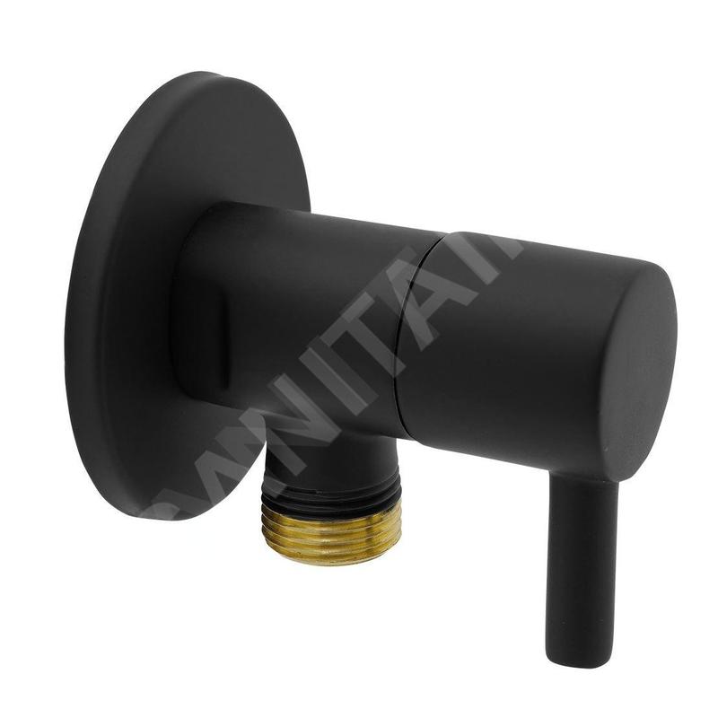 Novaservis Robinets d’angle - Robinet d’arrêt, noir mat Z295-BL