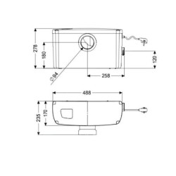 Kessel Accessoires - Poste de relevage Minilift F, blanc 28520