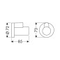 Hansgrohe Robinets d’angle - Capuchon, chrome 13950000